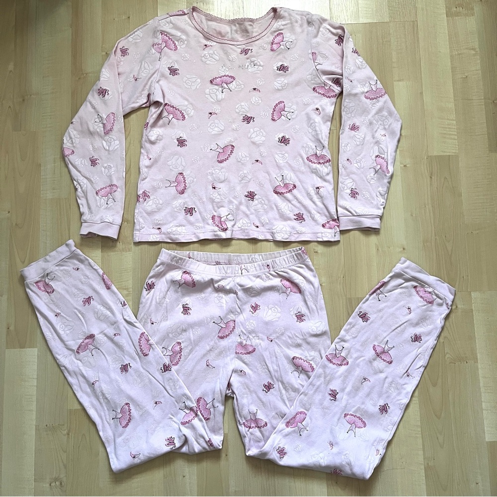 Girls’ Size 14  Ballet Costume Pink Pajama Set
